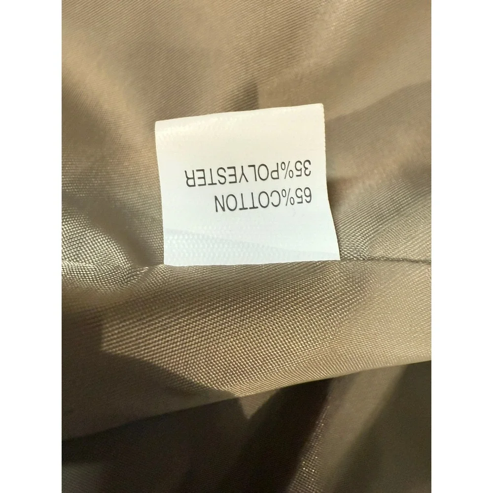 U-P Fashion Cropped Blazer Jacket Tan Two Button Utility Pockets Medium - Picture 3 of 8
